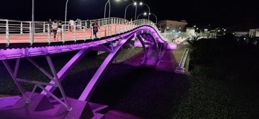 PREFEITURA DE LINHARES Instalação da Iluminação cênica da Ponte da Passagem