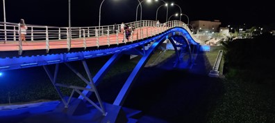 PREFEITURA DE LINHARES Instalação da Iluminação cênica da Ponte da Passagem